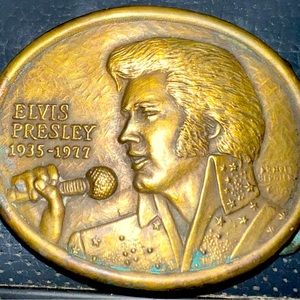 Elvis Presley First Edition 1935 1977 Belt Buckle
